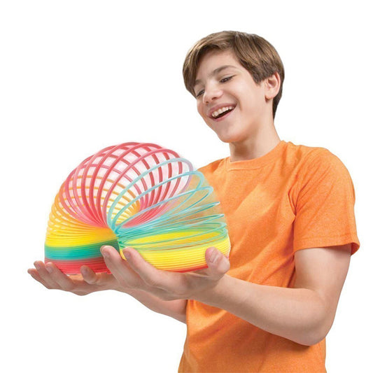 Rainbow Spring Coil Circle Toy
