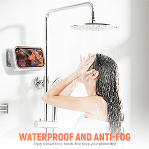 Shower Phone Holder Waterproof Wall Mount Case